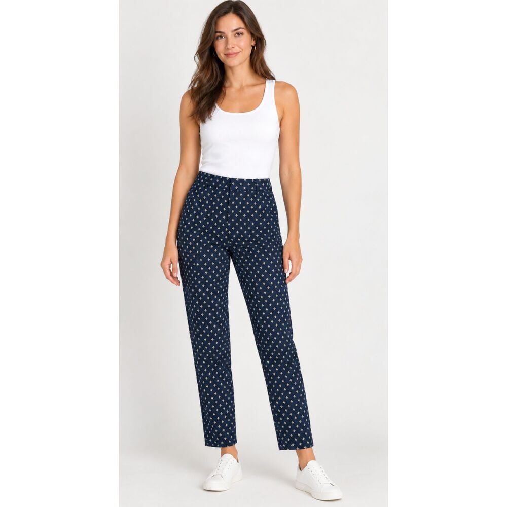 New Banana Republic Avery Floral Soft Ankle Pants Women's Size 4
